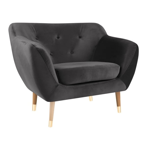 Sivé kreslo Mazzini Sofas Amelie-image-4