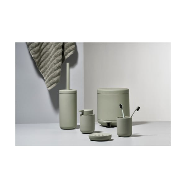 Svetlozelená porcelánová nádobka na mydlo Ume – Zone-image-3