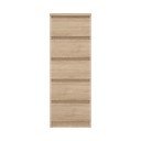 Komoda v dekore duba v prírodnej farbe 40x111x50 cm Naia – Tvilum