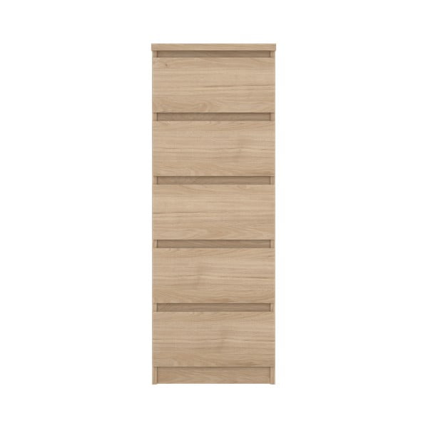 Komoda v dekore duba v prírodnej farbe 40x111x50 cm Naia – Tvilum