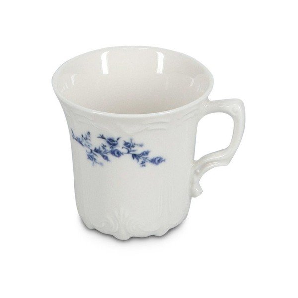 Biela/modrá porcelánová šálka na cappuccino 200 ml Retro – BonBistro-image-2