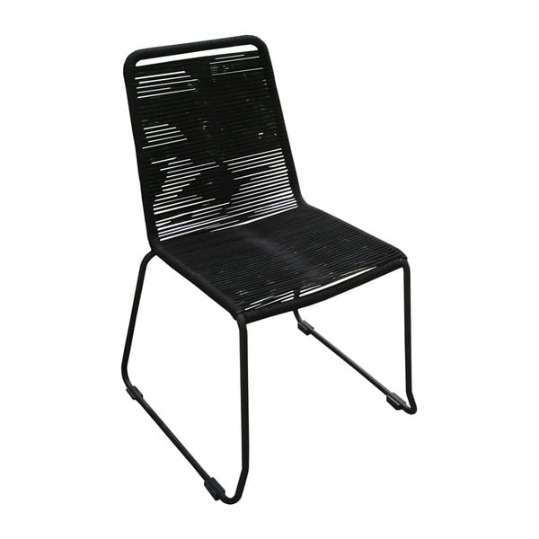 Súprava 4 čiernych záhradných stoličiek Ezeis Clipper