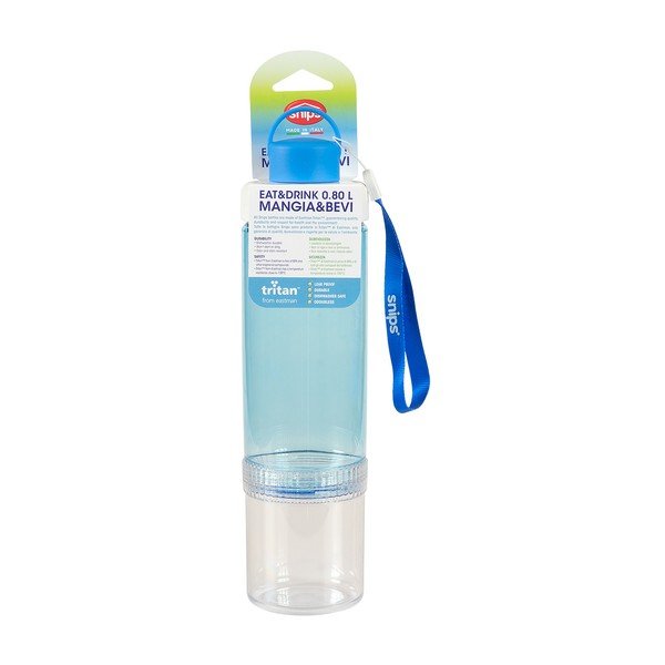 Modrá fľaša na vodu Snips Eat&Drink, 750 ml-image-1