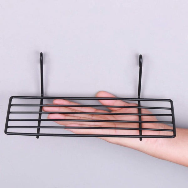 Čierna prídavná polička k nástenke Reminder, dĺžka 24 cm-image-3