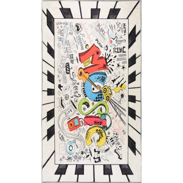 Prateľný detský koberec 80x120 cm Musical – Vitaus
