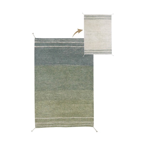 Zeleno-modrý bavlnený koberec 170x240 cm Twin Vintage – Lorena Canals