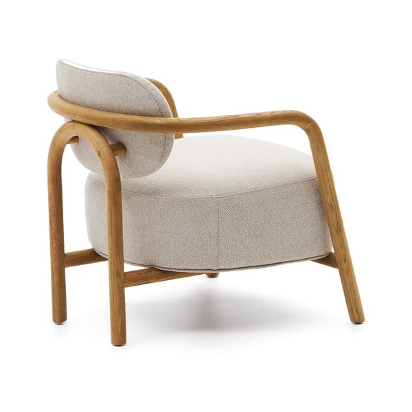 Béžové kreslo Melqui – Kave Home-image-3