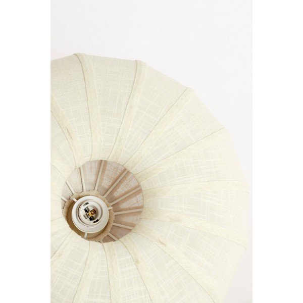 Krémovobiele stropné svietidlo s textilným tienidlom ø 40 cm Zosia – Light & Living-image-1
