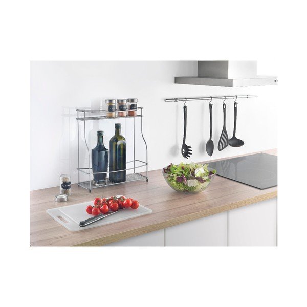 Polica na korenie s 2 poschodiami Metaltex Balsamico-image-3