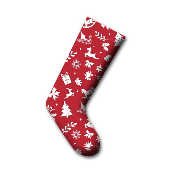 Dekoratívna  vianočná ponožka 3, 45cm