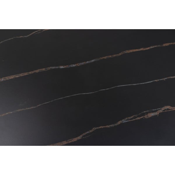 Čierny stôl s keramickou doskou Actona Wicklow, 80 x 140 cm-image-1