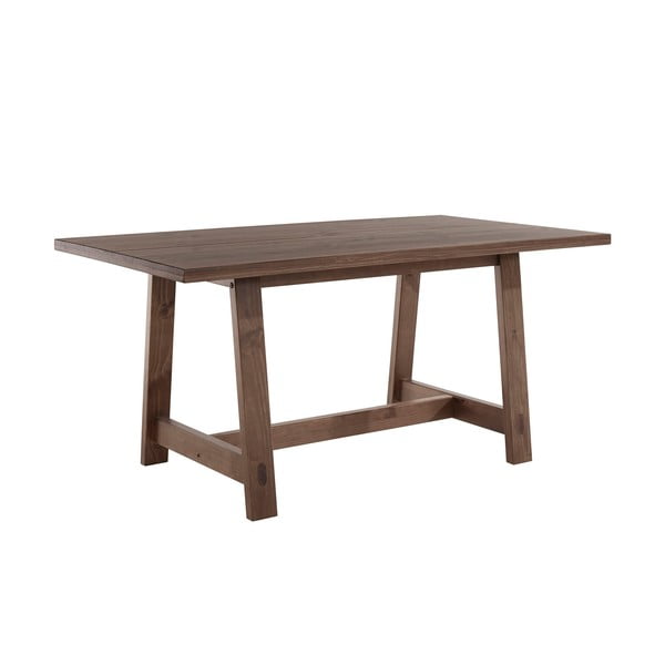 Hnedý jedálenský stôl z borovicového dreva 90x160 cm Derby – Støraa-image-1