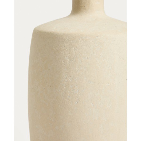 Krémovobiela váza z papiermaša (výška  26 cm) Mireni – Kave Home-image-2