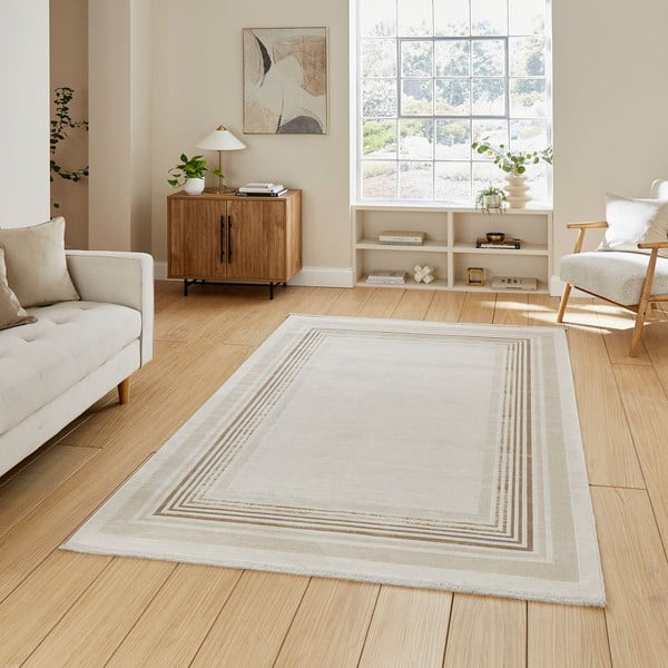 Béžovo-krémový koberec 80x150 cm Mirage Cream – Think Rugs-image-1