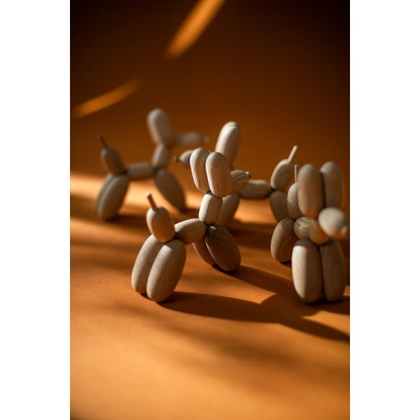 Drevená soška (výška 14,5 cm) Ballon Dog – Boyhood-image-3