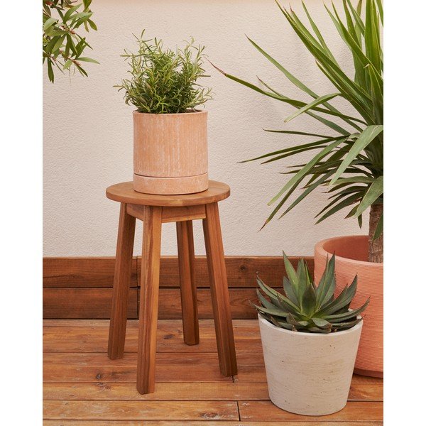 Stolička z masívu akácie v prírodnej farbe Amel – Kave Home-image-1