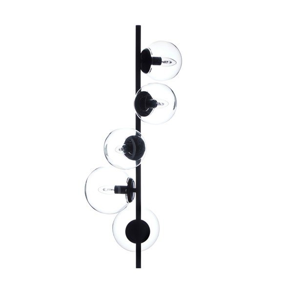 Čierna stojacia lampa Westwing Collection Casey, výška 170 cm-image-2
