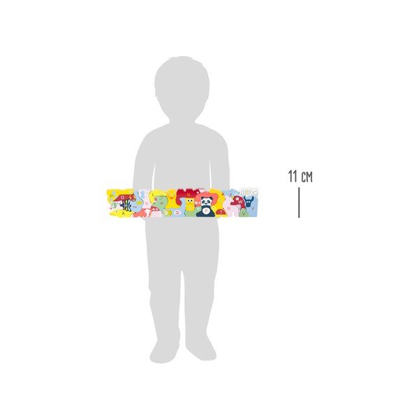 Detské drevené puzzle Legler ABC-image-1