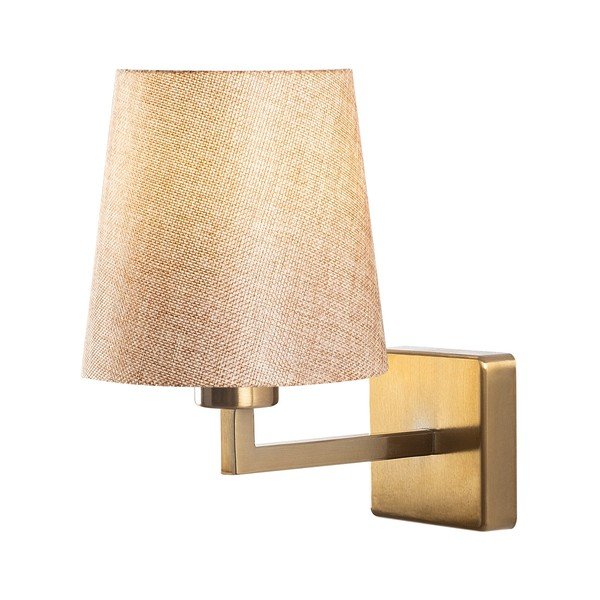Béžové/v zlatej farbe nástenné svietidlo ø 18 cm Profil – Opviq lights-image-2