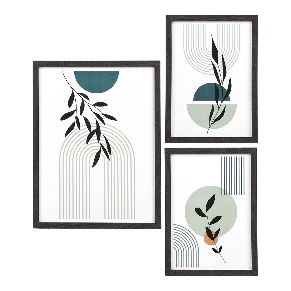 Čierne rámčeky v súprave 3 ks na stenu 30x40 cm Aspen – House Nordic