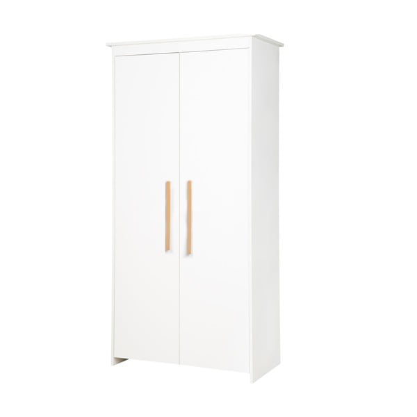 Biela detská šatníková skriňa 96x190x50 cm Lilo – Roba-image-2