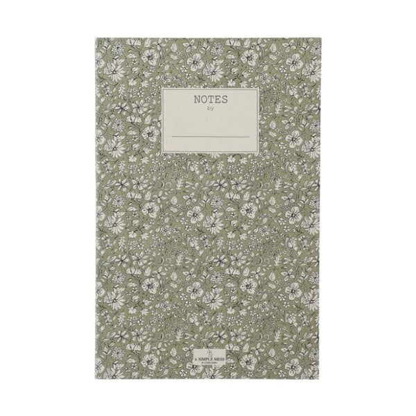 Zápisník A Simple Mess Nynne Khaki, 21 × 14 cm