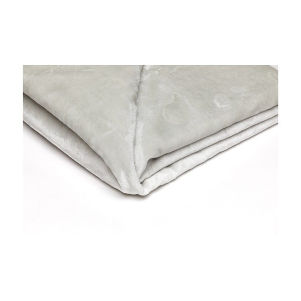 Svetlosivá mikroplyšová deka My House, 150 × 200 cm-image-1