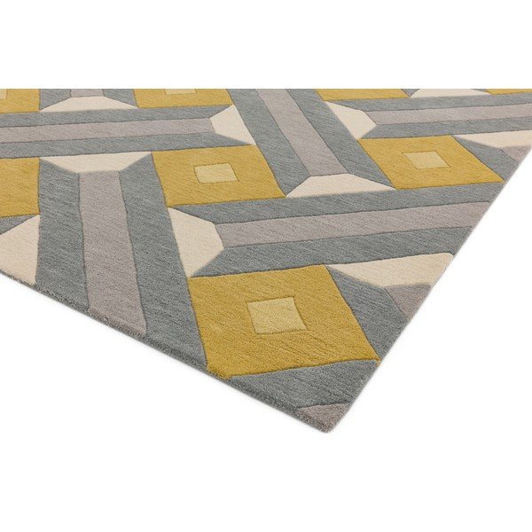 Sivo-žltý koberec Asiatic Carpets Motif, 160 x 230 cm-image-4