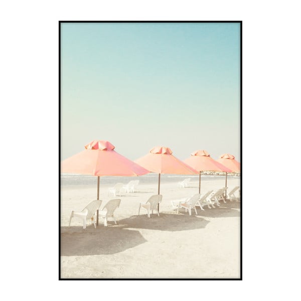 Plagát Imagioo Vintage Beach, 40 × 30 cm