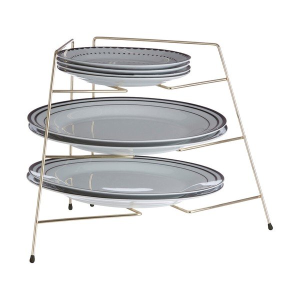 Kovová prídavná polička v zlatej farbe 37x25 cm Rowan – Premier Housewares