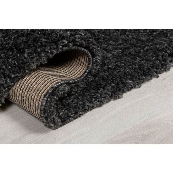 Čierny koberec Flair Rugs Sparks, ⌀ 133 cm-image-2