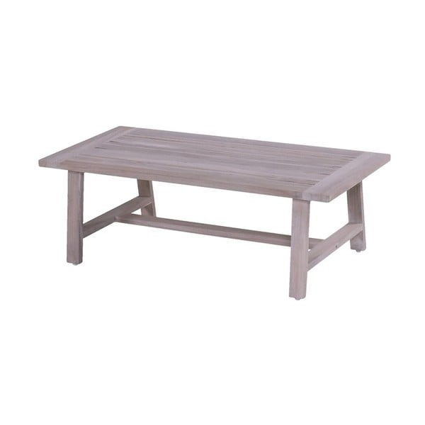 Sivý záhradný stôl z teakového dreva Hartman Boa Vista, 120 × 60 cm