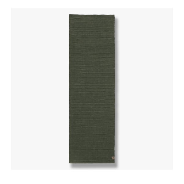 Tmavozelený jutový koberec 140x200 cm Ribbon - Mette Ditmer Denmark