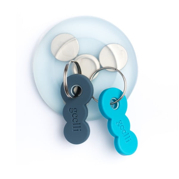 Samodržiaci vešiak na kľúče s magnetom Tiroasegno Light Blue