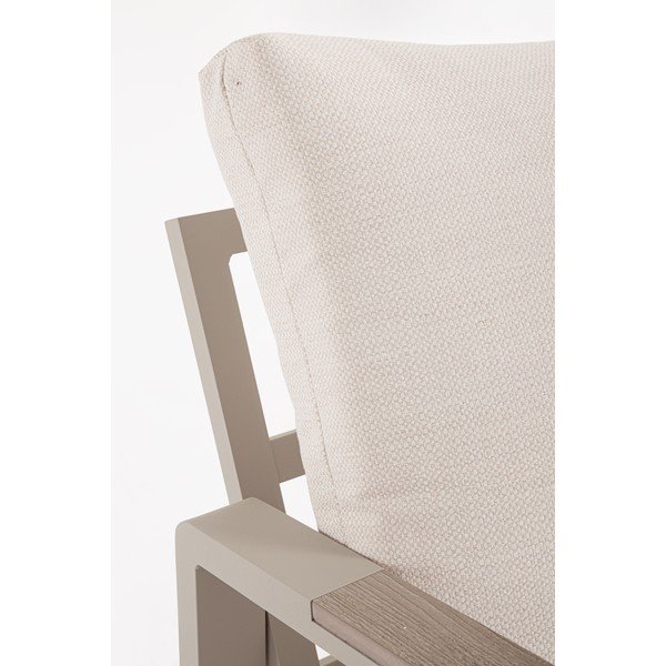 Béžová hliníková záhradná lounge súprava pre 5 Elna – Bizzotto-image-2