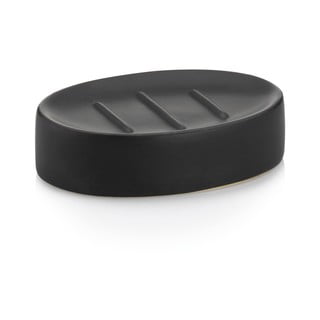 Čierna keramická nádoba na mydlo Kela Matsi