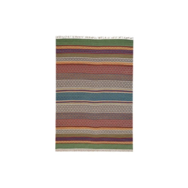 Ručne tkaný koberec Kilim Indra, 185x125cm