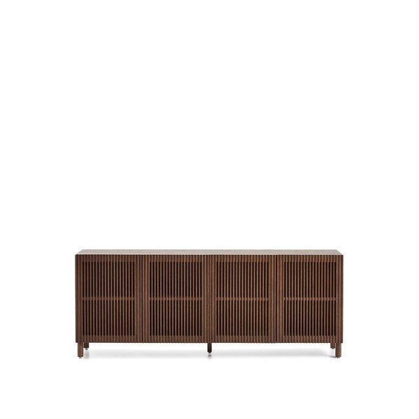 Tmavohnedá komoda v dekore orecha 181x71,5x42,5 cm Beyla – Kave Home-image-2