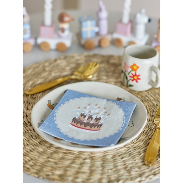 Papierové obrúsky v súprave 20 ks Oscar – Bloomingville Mini-image-1