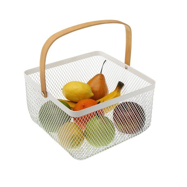 Biely košík s uchom Versa Maroda-image-1