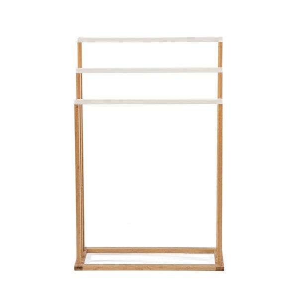 Bambusový stojan na uteráky v prírodnej farbe Nivo – Bonami Essentials-image-2