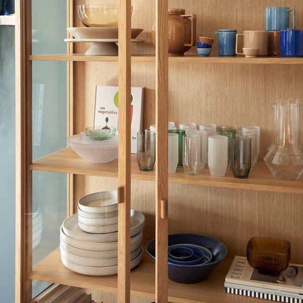 Vitrína z dubového dreva 100x140 cm Panorama - Hübsch-image-1