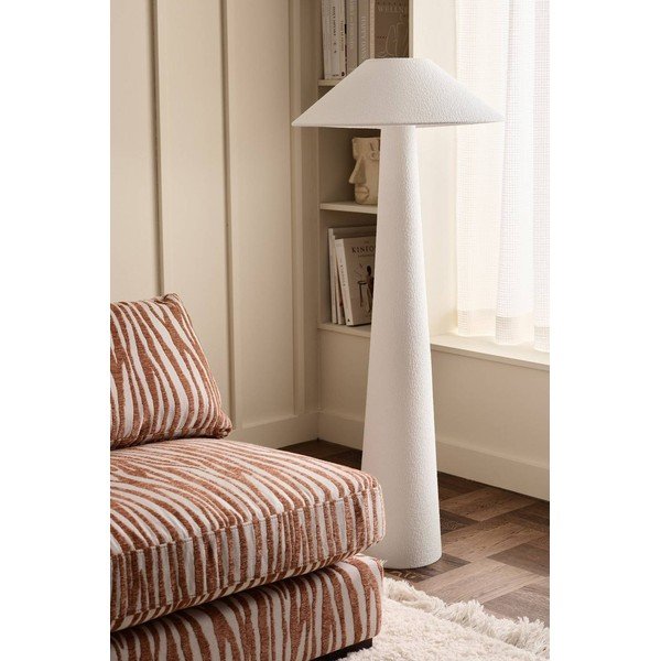 Biela látková stojacia lampa (výška  123 cm) Mila – Ellos Home-image-2