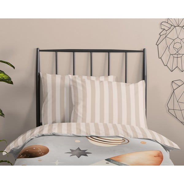 Sivobéžové bavlnené detské obliečky na jednolôžko 140x200 cm Explore – Good Morning-image-2