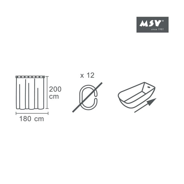 Sprchový záves 180x200 cm – MSV-image-3