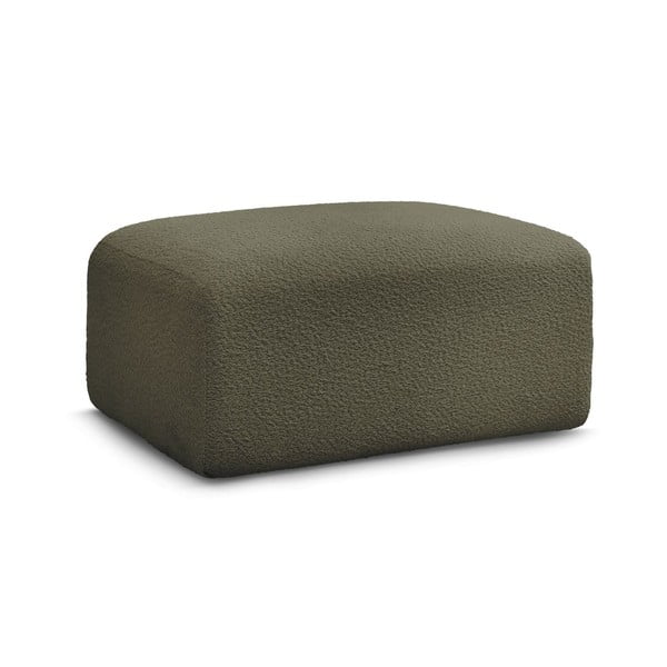 Zelená podnožka z textílie bouclé Tina – Bobochic Paris-image-3