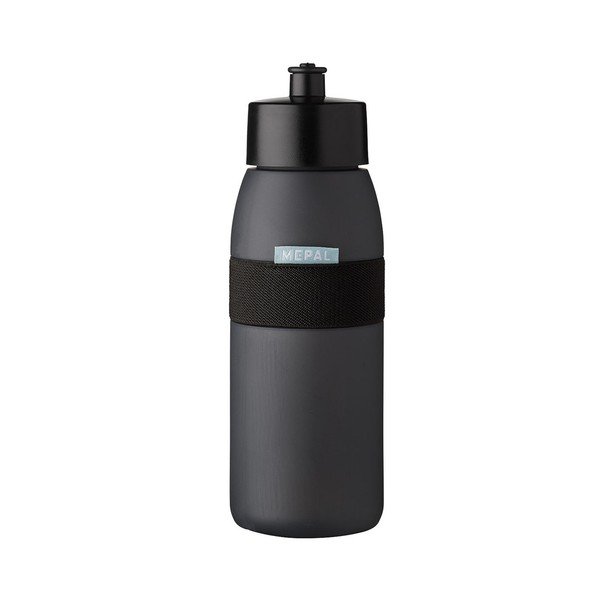 Čierna plastová fľaša 500 ml Ellipse – Mepal