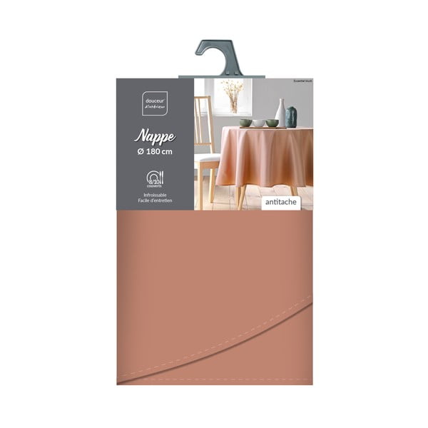 Obrus ​​ø 180 cm Essentiel – douceur d'intérieur-image-1