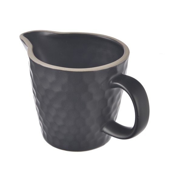 Čierna keramická kanvička na mlieko 100 ml Tea Time – Orion-image-3