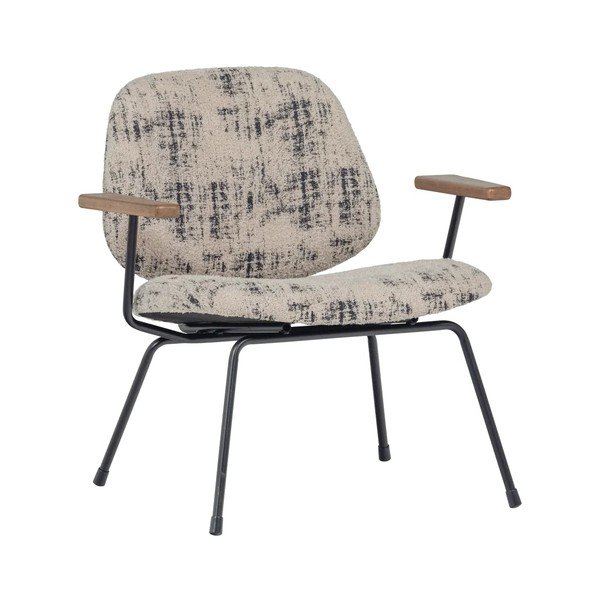 Béžové ženilkové kreslo Aure – WOOOD